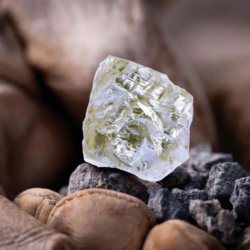 Diamonds in Uganda are typically found in alluvial deposits, which are deposits of diamonds that have been eroded from the primary source and transported by water and deposited in riverbeds or along riverbanks. 